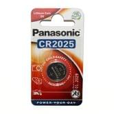 Батарейка Panasonic CR-2025, Lithium, 3 v, таблетка, 1 штука в блістері CR2025