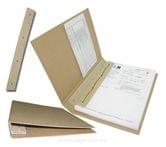Папка архівна ITEM 20 мм з планками для підшивки документів, покриття КРАФТ папір 316-0/10