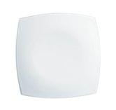 Тарілка LUMINARC Quadrato White d=19 см, десертна, квадратна, ударостійке скло, колір білий H3658