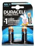 Батарейка DURACELL LR06 MX1500 KPD 02 х 20 Turbo цена за 2 штуки под блистером 81367857