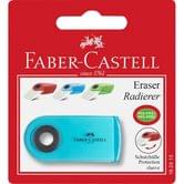 Ластик Faber-Castell Sleeve mini, прозрачный чехол, блистер 182413