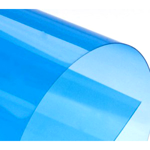 Обкладинка А4 Agent 180 мк для брошурування, пластик прозорий синій, 100 аркушів 1510501