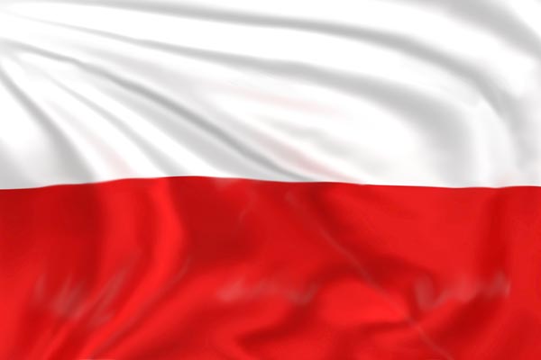Прапор Польща 140 х 210 см атлас П-9 Польща