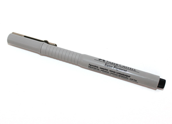 Ручка лінер Faber-Castell Ecco Pigment 0,05 мм колір чорний 166099