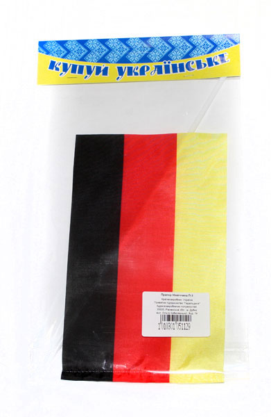 Прапор Німеччина 14,5 х 23 см настільний, поліестер П-3