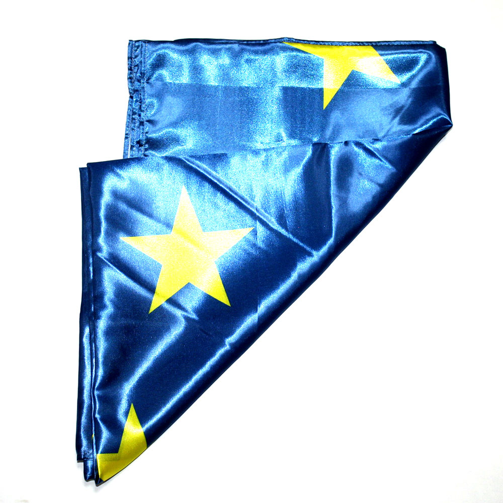 Прапор Євросоюз 120 х 180 см атлас П-8 а