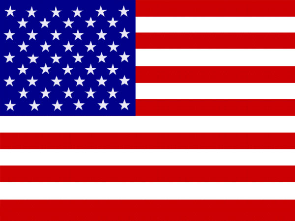 Прапор США 14,5 х 23 см настільний, поліестер П-3