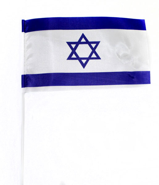 Прапор Ізраіль 14‚5 х 23 см настільний, поліестер П-3