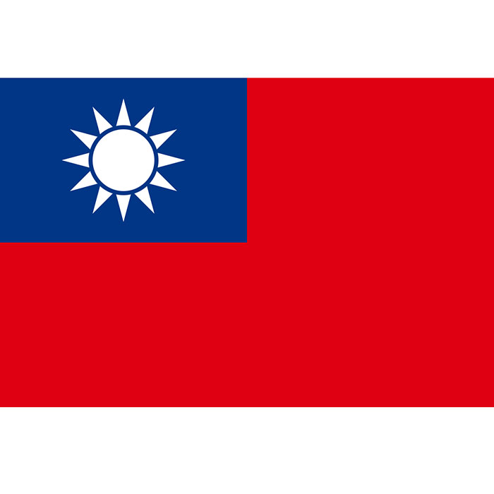 Прапор Тайвань 14‚5 х 23 см настільний, поліестер П-3