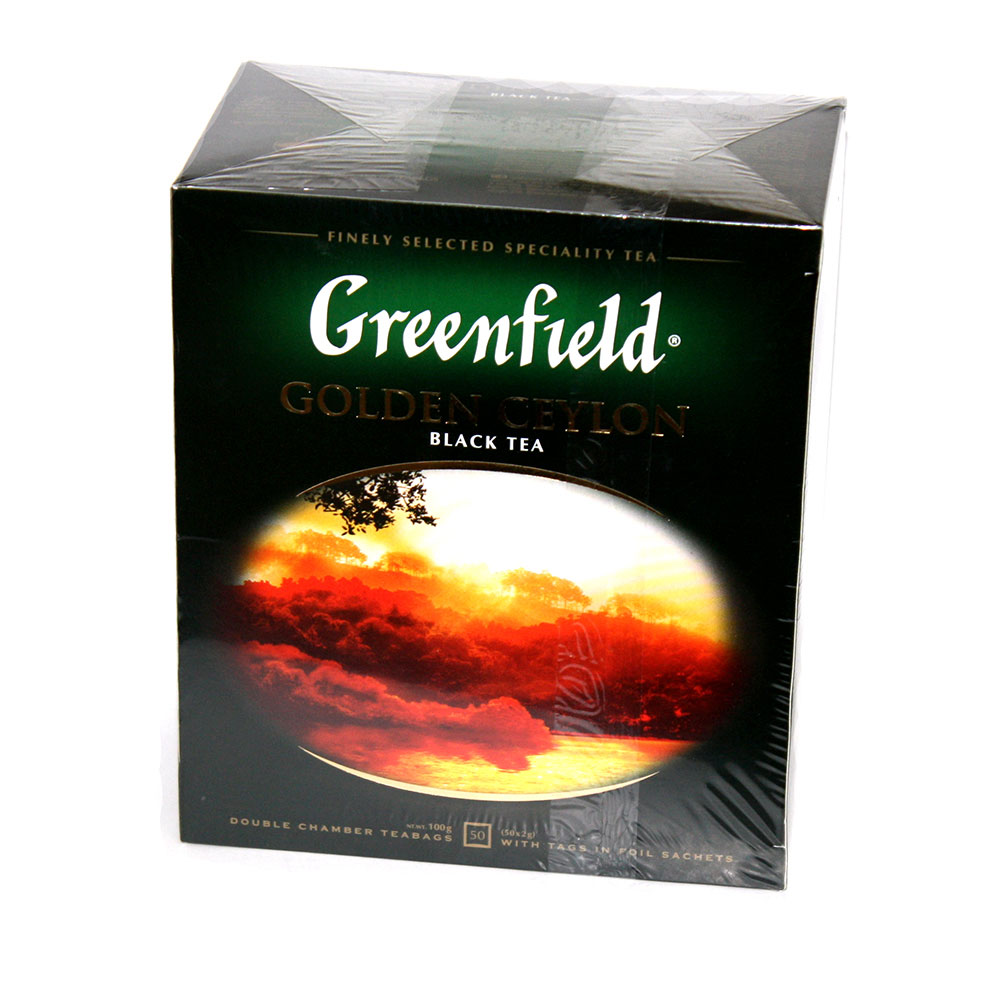 Чай Greenfield Earl Grey чорний (50 пакетів х 2 г) з бергамотом