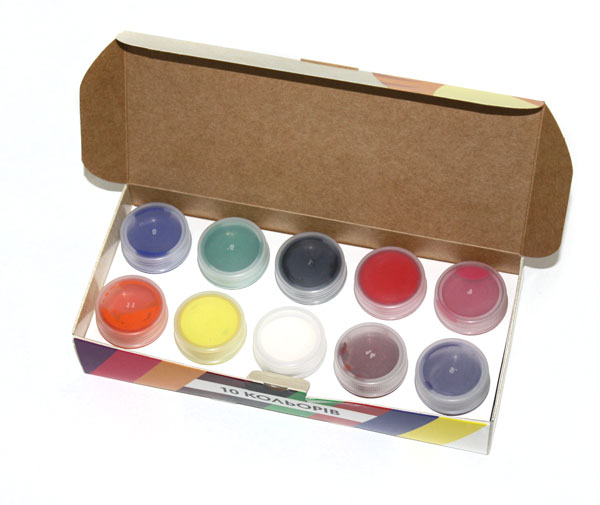 Фарби гуашеві Гамма Craft&Joy 10 кольорів, 200 мл 321040/Cr