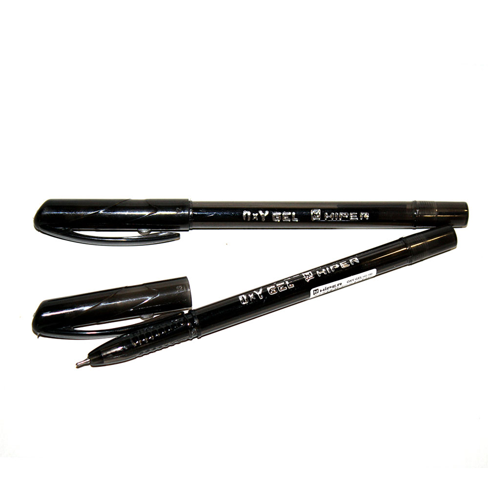 Ручка гелева Hiper Oxy Gel 0,6 мм, колір чорний HG-190