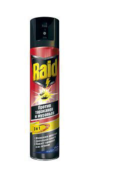 Засіб проти тарганів та мурах RAID аерозоль 606865