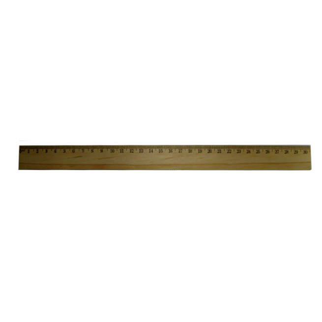 Лінійка Memoris-Precious дерев'яна 30 см, в індивідуальній упаковці MF2035-30