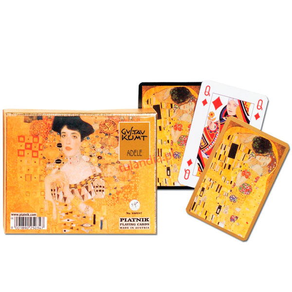 Карти гральні Piatnik Klimt Adele/Emilie комплект 2 колоди по 55 карт 2503,2502