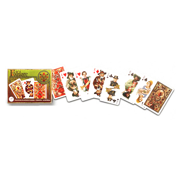 Карти гральні Piatnik Folklore, комплект з 2 колод по 55 карт 2169
