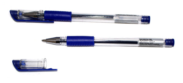 Ручка гелевая Eco-Eagle 0,5 мм, цвет синий, цена за 1 ручку, 12 штук в упаковке TY405