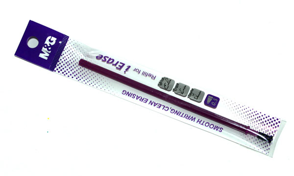 Стрижень гелевий ПИШИ - СТИРАЙ M&G для ручки "Самостираючої" 0,5 мм, колір фіолетовий AKR67K26-Purple