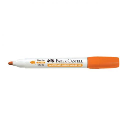 Маркер Faber-Castell для дошки 2,2 мм Winner 152, круглий, гострий, колір помаранчевий 159315