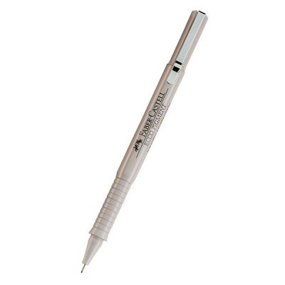 Ручка лінер Faber-Castell Ecco Pigment 0,5 мм колір чорний 166599