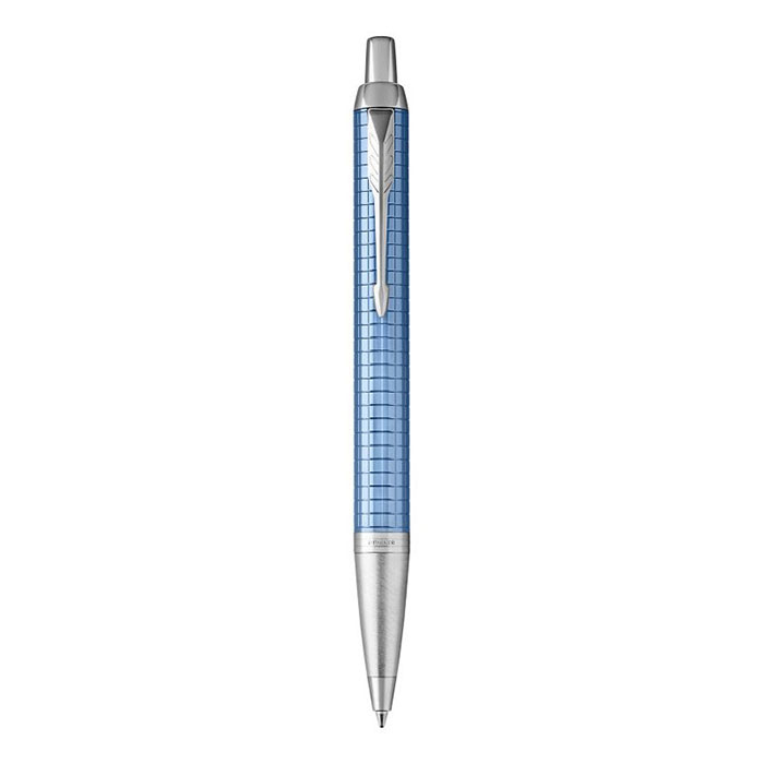 Ручка Parker, Паркер IM Premium Blue хром, кулькова 24 432