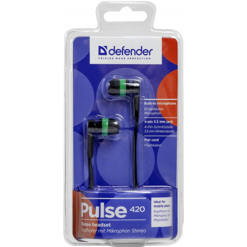 Навушники - вкладиші Defender Pulse 420 63421
