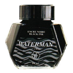 Чорнило Waterman чорне 50 мл, скляний флакон 51 061