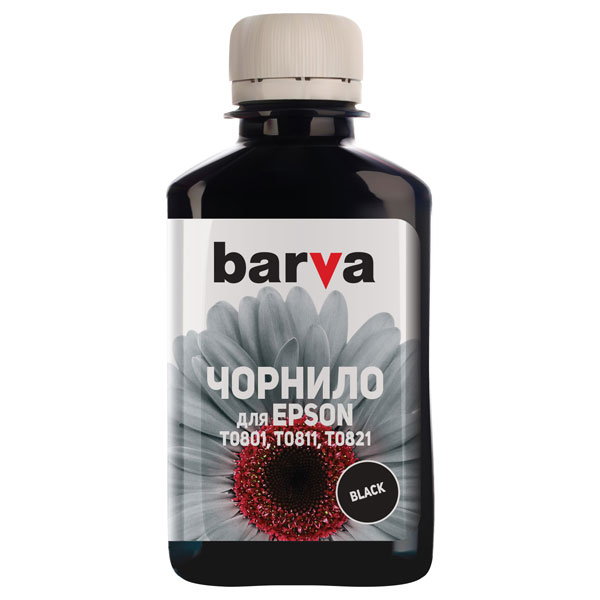 Чорнило BARVA Epson black 180 мл E081-135