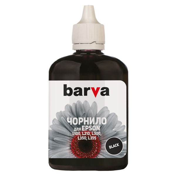 Чорнило BARVA Epson black 90 мл L100-398