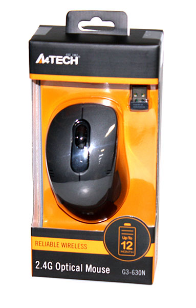 Мишка безпровідна A4Tech  USB G3-630-N