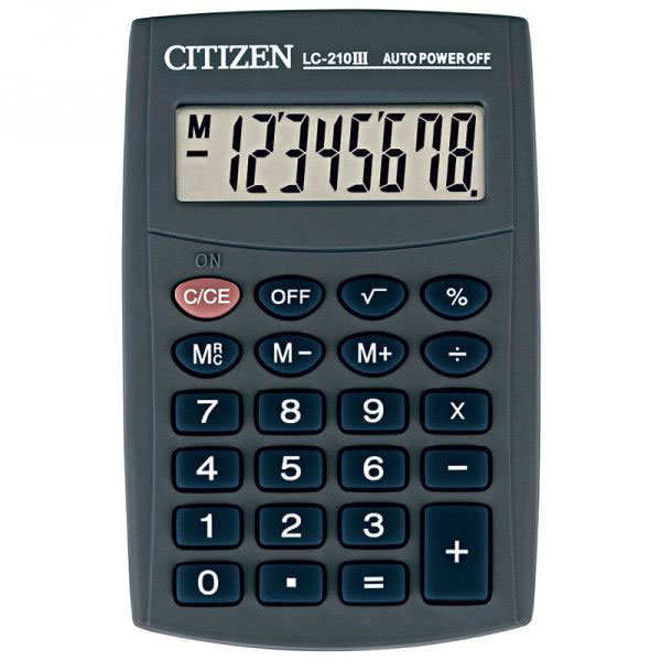 Калькулятор Citizen LC-210III