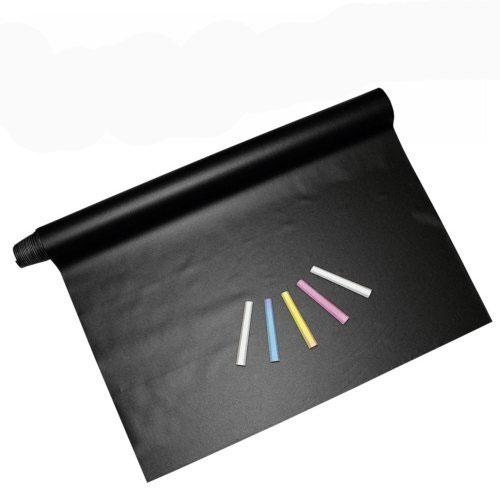 Дошка іTEM 45 х 100 см чорна самоклеюча для письма крейдою + крейда 6 штук іTEM070202/SM
