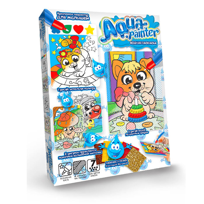 Набір креативної творчості Danko Toys "Aqua Painter" AQP-01,02,03,04..U