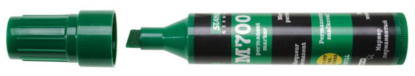 Маркер Stanger перманентний M700, 4 - 8 мм, скошений пишучий вузол, колір зелений 717003