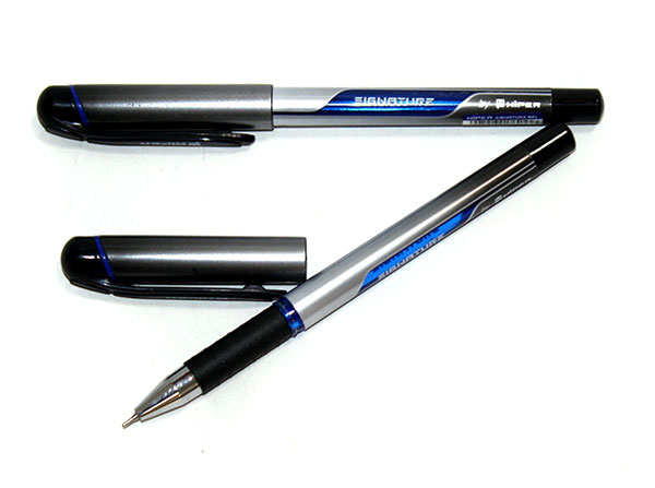 Ручка гелевая Hiper Signature 0,6 мм, цвет синий HG-105