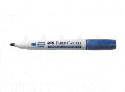 Маркер Faber-Castell для дошки 2,2 мм Winner152, круглий, гострий, колір синій 159351