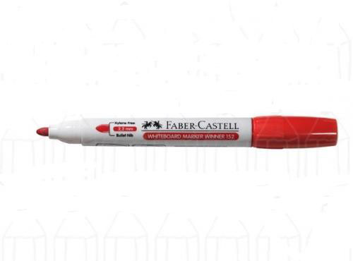 Маркер Faber-Castell для дошки 2,2 мм Winner152, круглий, гострий, колір червоний 159321