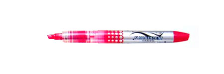 Маркер Tenfon флюоресцентний,скошений пишучий вузол 3 мм, колір рожевий TF221