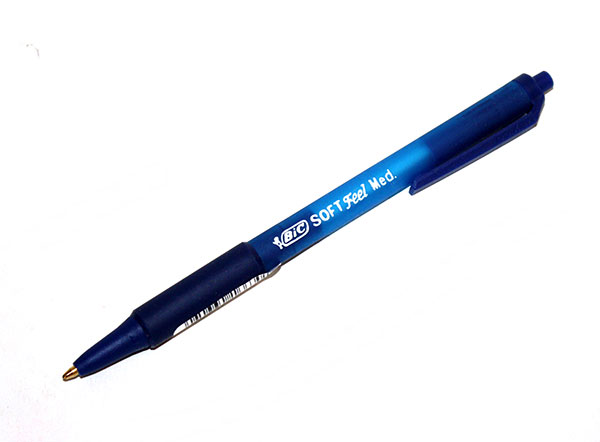 Ручка кулькова автомат BIC Soft Feel clic Grip 1 мм, колір синій 8373982_1