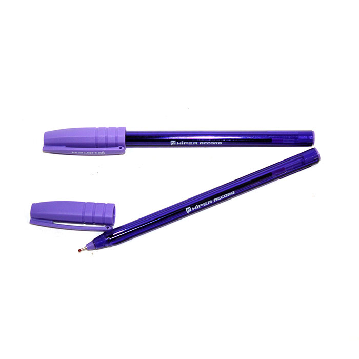 Ручка масляна Hiper Vector 0,7 мм, колір cинiй HO-600