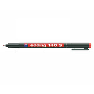 Маркер Edding для плівок Permanent OHP 0,3 мм червоний e-140/02