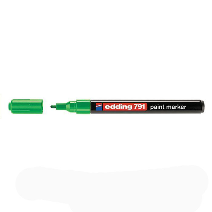 Маркер-лак Edding Paint 1 - 2 мм, круглий, колір зелений E-791