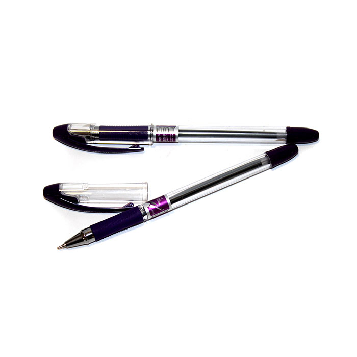 Ручка масляная Hiper Max Writer 0.7 мм, цвет стержня фиолетовый HO-335