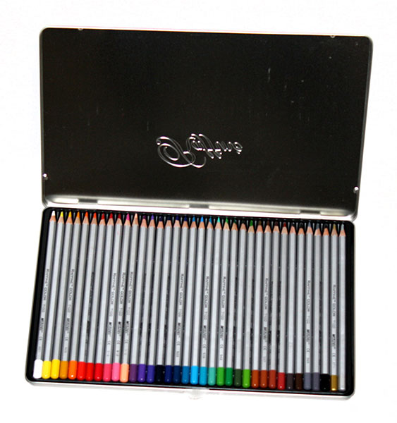 Олівці кольорові Marco Raffine 36 кольорів, шестигранні, металева коробка 7100-36TN