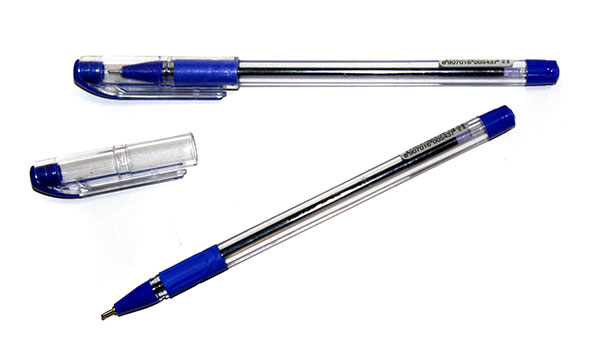 Ручка масляная Hiper Ace 0,7 мм, прозрачный корпус, цвет стержня синий HO-515