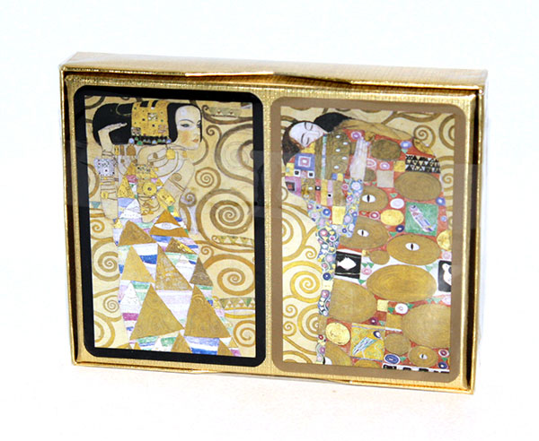 Карти гральні Piatnik Klimt Emilie, комплект 2 колоди по 55 карт 2502