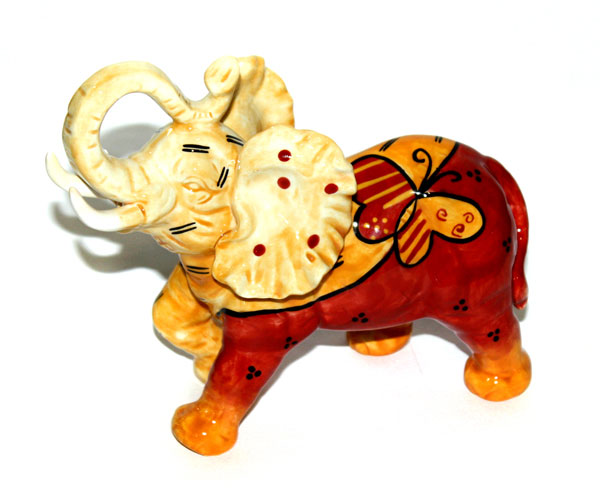 Фігурка декоративна "Слон" 18 х 8 х 15 см, кераміка 59-592