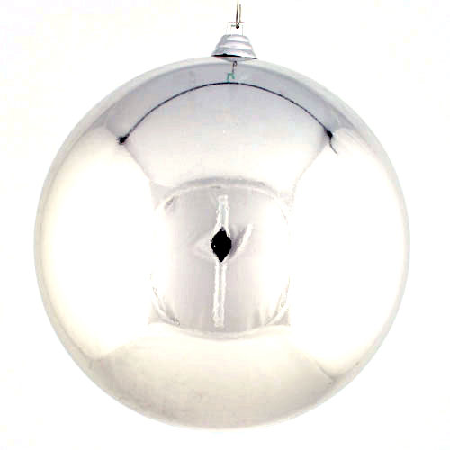 Куля пластикова d=25 см, для оздоблення вуличних ялинок та інтер'єру N2/25001