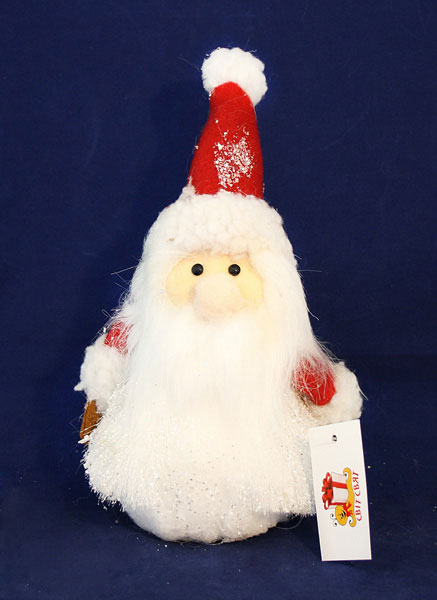 Сувенір "Санта Клаус" 17 х 10 х 23 см, колір-біло/червоний, в п/п, виріб для новорічних свят B13Q0047D