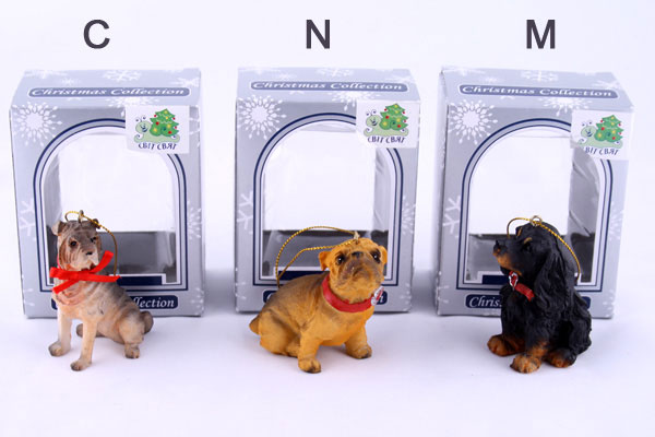 Підвіска-собака, 3 дизайни в подарунковій коробці 8027CNM